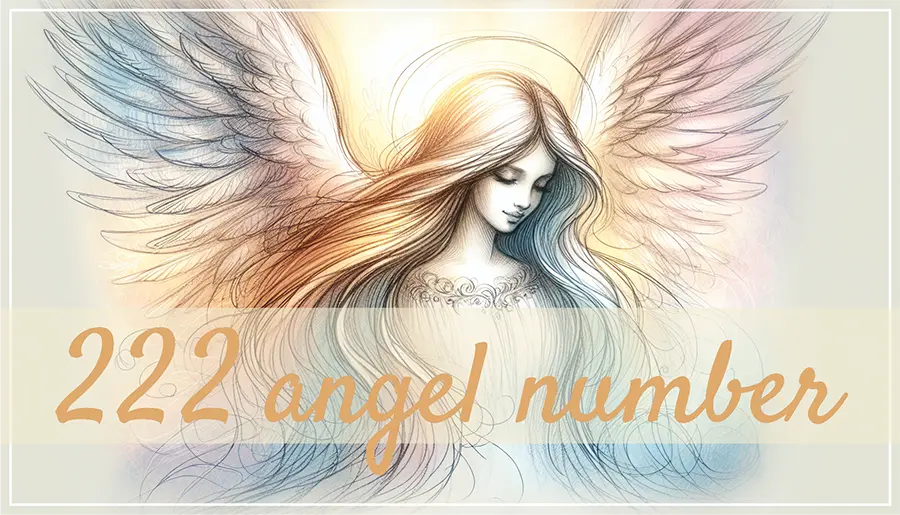 sketch of angel looking down and to the left